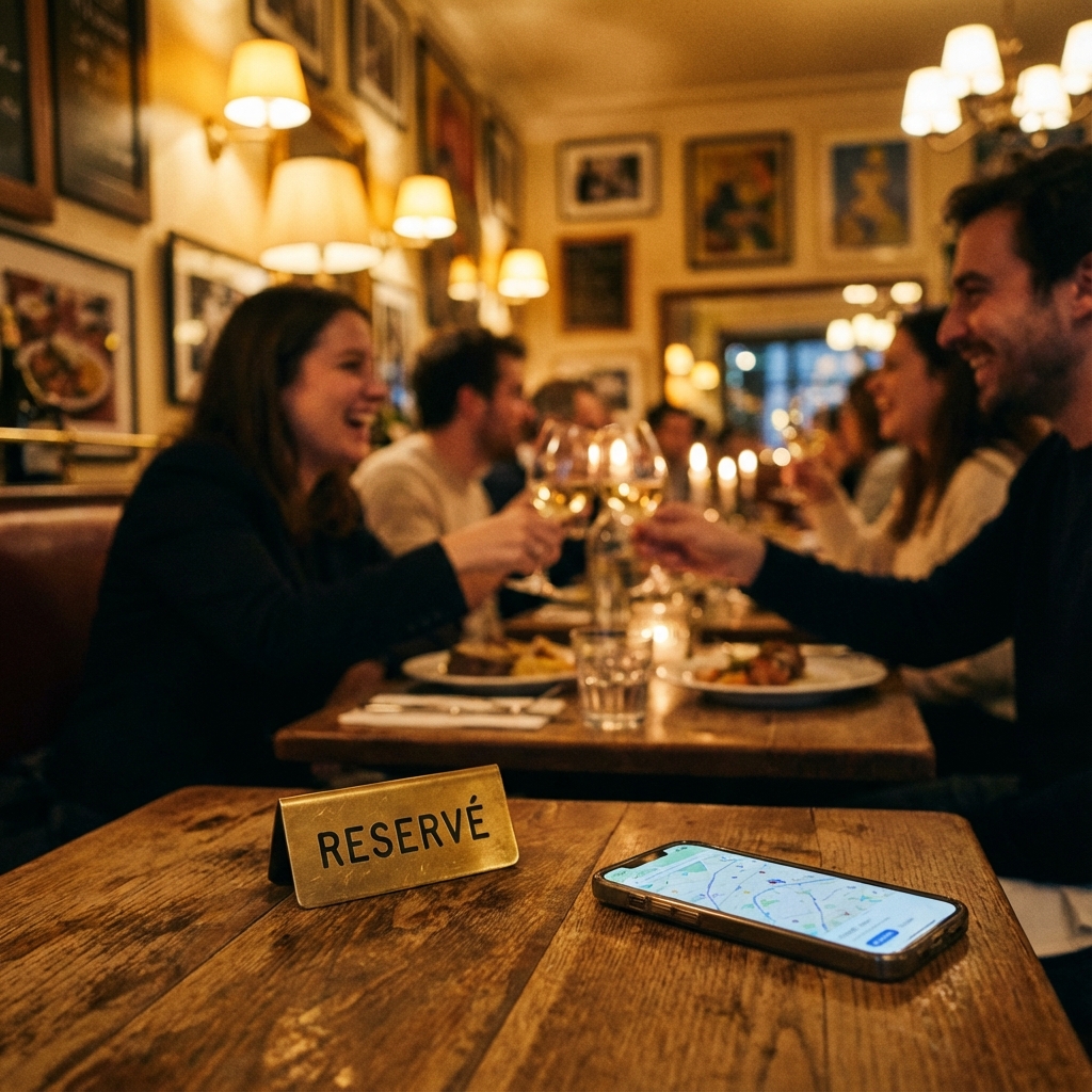 Illustration article Site restaurant : Le guide complet pour remplir votre salle (Réservation + SEO) - Blog SEO